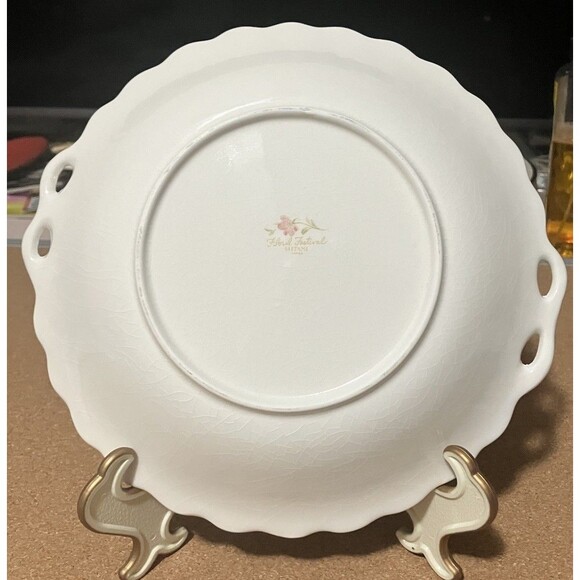 Antique Floral Festival Bowl/ Dish by Mitani (Japan) Rare and feminine 1921-1940 - Picture 5 of 16